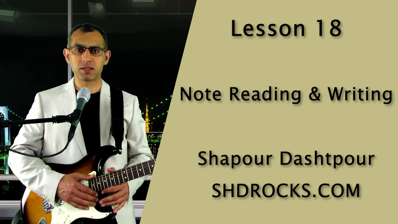 Lesson 18 - Note Reading and Writing -  10-30-24